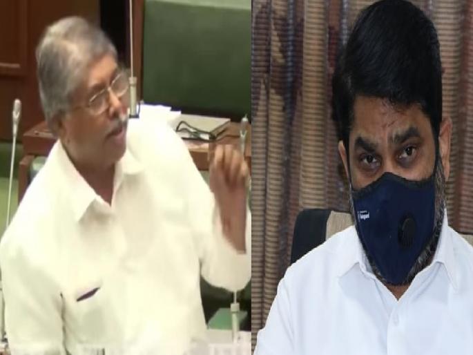 BJP state president MLA Chandrakant Patil, without mentioning the name of Guardian Minister Satej Patil, asked in the assembly when the commissioner will pay his arrears of Rs 30 crore | मंत्र्यांचा ३० कोटींचा थकीत घरफाळा कधी भरून घेणार?, कोल्हापूर उत्तरच्या निवडणुकीचे पडसाद विधिमंडळात BJP state president MLA Chandrakant Patil, without mentioning the name of Guardian Minister Satej Patil, asked in the assembly when the commissioner will pay his arrears of Rs 30 crore | मंत्र्यांचा ३० कोटींचा थकीत घरफाळा कधी भरून घेणार?, कोल्हापूर उत्तरच्या निवडणुकीचे पडसाद विधिमंडळात