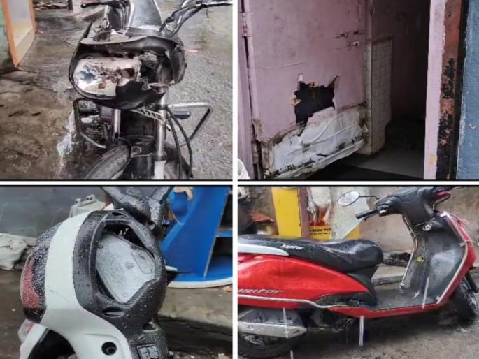 10 to 15 vehicles vandalized at midnight in Sahakarnagar area of Pune; Stone pelting on houses too | पुण्याच्या सहकारनगर परिसरात मध्यरात्री 10 ते 15 वाहनांची तोडफोड; घरांवरही दगडफेक 10 to 15 vehicles vandalized at midnight in Sahakarnagar area of Pune; Stone pelting on houses too | पुण्याच्या सहकारनगर परिसरात मध्यरात्री 10 ते 15 वाहनांची तोडफोड; घरांवरही दगडफेक