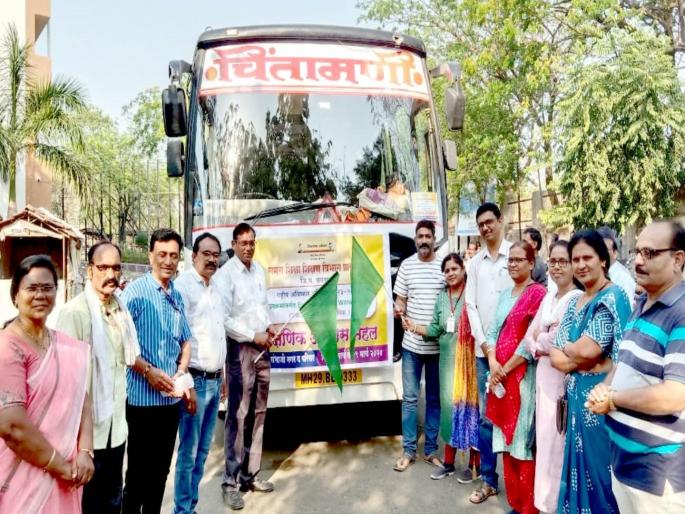 a four day trip organised by department from samagra shiksha in yavatmal for zp school | काहीच नसते दूर.. चला करूया टूर..!  समग्र शिक्षातून चार दिवसांची सहल रवाना a four day trip organised by department from samagra shiksha in yavatmal for zp school | काहीच नसते दूर.. चला करूया टूर..!  समग्र शिक्षातून चार दिवसांची सहल रवाना