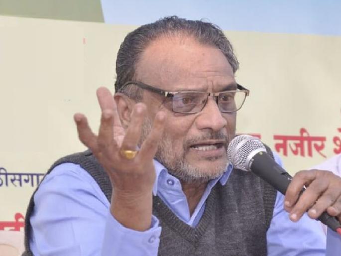 What kind of political culture of box givers and takers, The question of senior writer Shripal Sabnis | खोके देणाऱ्या घेणाऱ्यांची ही कसली राजकीय संस्कृती, ज्येष्ठ साहित्यिक श्रीपाल सबनीसांचा सवाल  What kind of political culture of box givers and takers, The question of senior writer Shripal Sabnis | खोके देणाऱ्या घेणाऱ्यांची ही कसली राजकीय संस्कृती, ज्येष्ठ साहित्यिक श्रीपाल सबनीसांचा सवाल