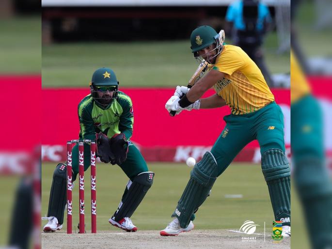 SA vs PAK, 3rd T20I : South Africa is the first team in 7 years to score 200+ against Pakistan in T20Is; SA 5/203 | SA vs PAK : ७ वर्षांत पाकिस्तानला असं कुणी धुतलंच नाही, दक्षिण आफ्रिकेच्या फलंदाजांची चौकार षटकारांची आतषबाजी