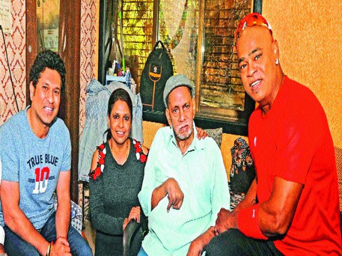  Master Blaster Sachin Tendulkar becomes emotional! | स्वर्गातील क्रिकेटविश्वही समृद्ध झाले असेल!;मास्टर ब्लास्टर सचिन तेंडुलकर झाला भावुक