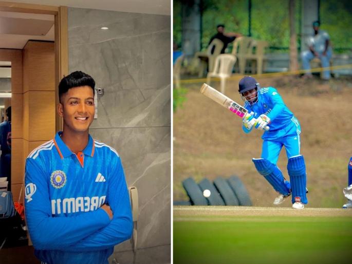 U19 cricket player Beed's Sachin Dhas want to follow Legend Sachin Tendulkar's footsteps | स्वभाव शांत, मात्र फलंदाजी स्फोटक! बीडच्या सचिनला ठेवायचे तेंडुलकरच्या पावलावर पाऊल U19 cricket player Beed's Sachin Dhas want to follow Legend Sachin Tendulkar's footsteps | स्वभाव शांत, मात्र फलंदाजी स्फोटक! बीडच्या सचिनला ठेवायचे तेंडुलकरच्या पावलावर पाऊल