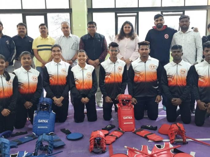 Gatka Sangh of Maharashtra enters Tamil Nadu; | महाराष्ट्राचा गतका संघ तामिळनाडूमध्ये दाखल; 10 खेळाडूंची निवड झाली Gatka Sangh of Maharashtra enters Tamil Nadu; | महाराष्ट्राचा गतका संघ तामिळनाडूमध्ये दाखल; 10 खेळाडूंची निवड झाली