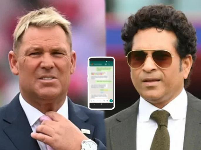 Sachin Tendulkar recalls his last message to Shane Warne the late spin legend  | Sachin Tendulkar Last Message to Shane Warne: सचिन तेंडुलकरने शेन वॉर्नला मृत्यूआधी शेवटचा मेसेज काय केला होता माहित्येय का? मास्टरब्लास्टरने स्वत:च दिली माहिती