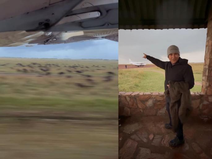 Sachin Tendulkar's plane makes emergency landing in Kenya, gets stuck in jungle... | सचिन तेंडुलकरच्या विमानाची इमर्जन्सी लँडिंग, केनियामध्ये जंगल भागात अडकला...