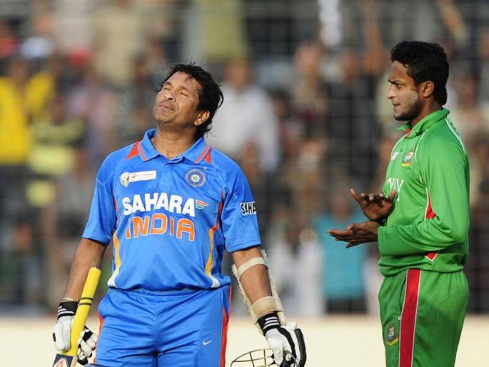 On This Day in 2012, Sachin Tendulkar completed a century of international centuries svg | #OnThisDay in 2012: सचिन तेंडुलकरनं आजच्याच दिवशी ठोकलं होतं 'महा'शतक!
