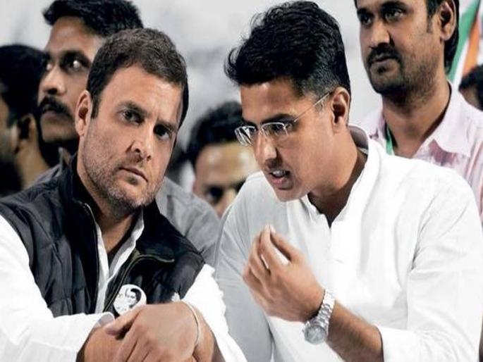 Rajasthan Political Crisis: Congress leader Rahul Gandhi has said that MLA Sachin Pilot should return to the party | Rajasthan Political Crisis: ...म्हणून सचिन पायलट यांचे बंड झाले थंड?; राहुल गांधींनी धाडला होता खास निरोप Rajasthan Political Crisis: Congress leader Rahul Gandhi has said that MLA Sachin Pilot should return to the party | Rajasthan Political Crisis: ...म्हणून सचिन पायलट यांचे बंड झाले थंड?; राहुल गांधींनी धाडला होता खास निरोप