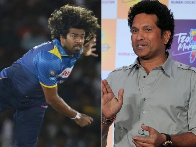 Sachin Tendulkar pulls Lasith Malinga's leg over saliva ban | सचिन तेंडुलकरनं घेतली लसिथ मलिंगाची फिरकी; म्हणाला, आता ती सवय मोडावी लागेल
