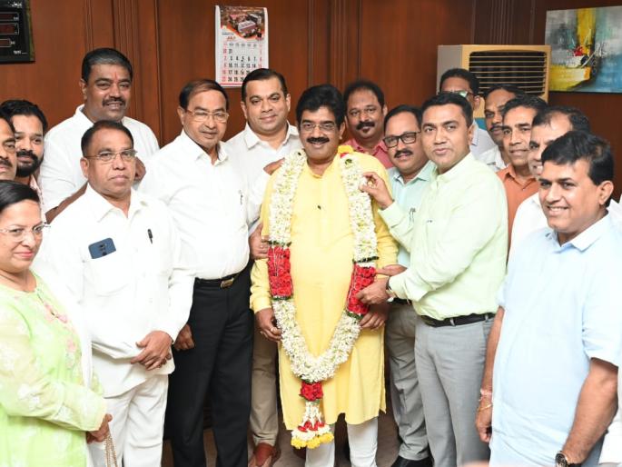 sadanand tanawade became mp rajya sabha unopposed election letter provided | सदानंद तानावडे झाले खासदार! राज्यसभा बिनविरोध निवडीचे पत्र प्रदान sadanand tanawade became mp rajya sabha unopposed election letter provided | सदानंद तानावडे झाले खासदार! राज्यसभा बिनविरोध निवडीचे पत्र प्रदान