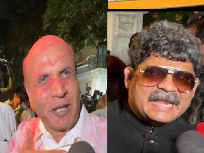 In the ST staff meeting Srirang Barge and Adv. Controversy between Gunaratna Sadavarte | एसटी कर्मचारी बैठकीत सदावर्तेंना कोल्हापुरी हिसका, व्हिडीओ सोशल मीडियावर व्हायरल In the ST staff meeting Srirang Barge and Adv. Controversy between Gunaratna Sadavarte | एसटी कर्मचारी बैठकीत सदावर्तेंना कोल्हापुरी हिसका, व्हिडीओ सोशल मीडियावर व्हायरल