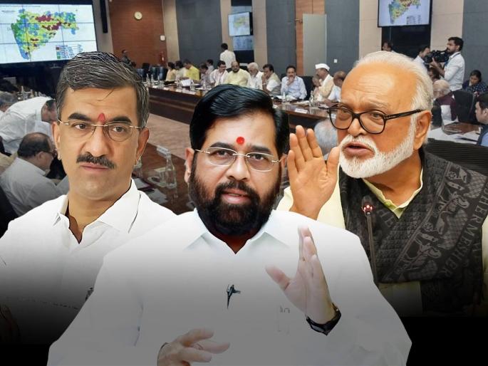 Disagreement in cabinet meeting on Maratha reservation, instructions given by Chief Minister Eknath Shinde | मंत्र्यांच्या बैठकीत 'असं' काय घडलं म्हणून सर्व अधिकाऱ्यांना सभागृहाबाहेर पाठवलं Disagreement in cabinet meeting on Maratha reservation, instructions given by Chief Minister Eknath Shinde | मंत्र्यांच्या बैठकीत 'असं' काय घडलं म्हणून सर्व अधिकाऱ्यांना सभागृहाबाहेर पाठवलं