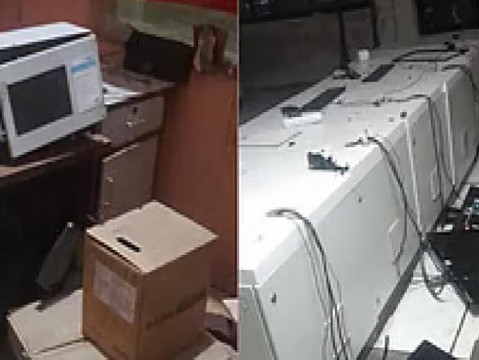 Sadguru Sugar Factory in Rajewadi vandalized in miraj Sangli, complainant and security guard beaten up by mob | Sangli: राजेवाडीतील सद्गुरू साखर कारखान्यात तोडफोड, फिर्यादीसह सुरक्षारक्षकास जमावाकडून मारहाण Sadguru Sugar Factory in Rajewadi vandalized in miraj Sangli, complainant and security guard beaten up by mob | Sangli: राजेवाडीतील सद्गुरू साखर कारखान्यात तोडफोड, फिर्यादीसह सुरक्षारक्षकास जमावाकडून मारहाण