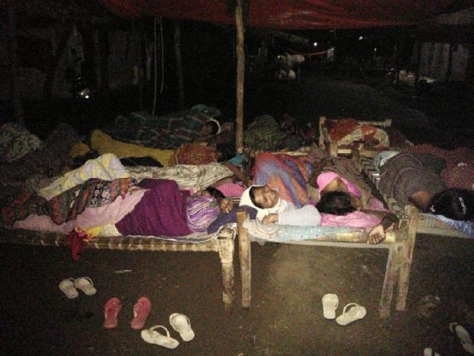 Earthquake tremors up to 35 km of sandsrabadi | साद्राबाडीच्या ३५ किमी परिघापर्यंत भूकंपाचीच कंपने Earthquake tremors up to 35 km of sandsrabadi | साद्राबाडीच्या ३५ किमी परिघापर्यंत भूकंपाचीच कंपने