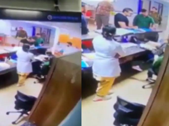 ips officer verbally abuses doctor at safdarjung hospital over wife treatment video viral | "तू जितका शिकून आलास..."; पत्नीच्या उपचारासाठी आलेले IPS डॉक्टरवर संतापले, दिली धमकी ips officer verbally abuses doctor at safdarjung hospital over wife treatment video viral | "तू जितका शिकून आलास..."; पत्नीच्या उपचारासाठी आलेले IPS डॉक्टरवर संतापले, दिली धमकी