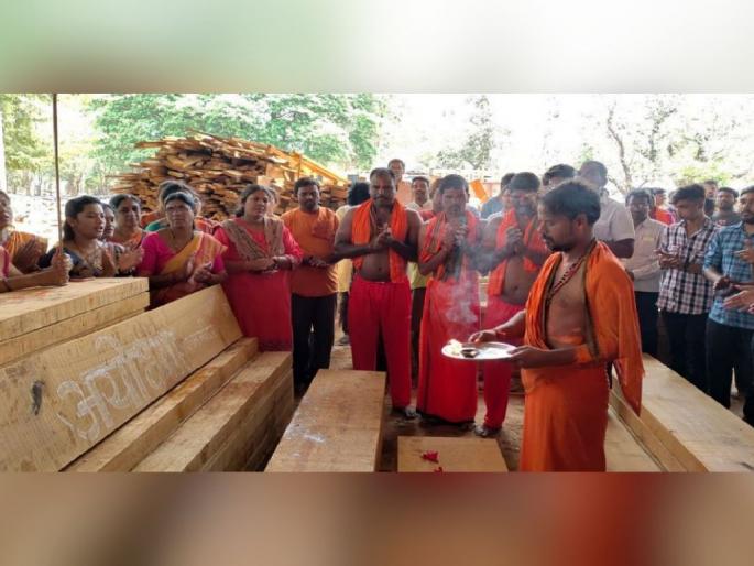 Special teak wood in Gadchiroli to be send for construction of Ram Temple in Ayodhya, politics over Ashtabhuja | अयोध्या राममंदिराला गडचिरोलीचे सागवान, काष्टपूजेवरून राजकारण