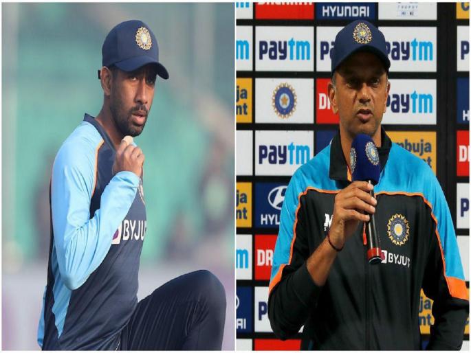 Rahul Dravid on Wriddhiman Saha Not hurt at all have deep respect for him team india | Wriddhiman Saha Rahul Dravid : मी अजिबात दु:खी नाही,आदरापोटी सल्ला; वृद्धिमान साहाच्या आरोपांवर द्रविड यांनी सोडले मौन