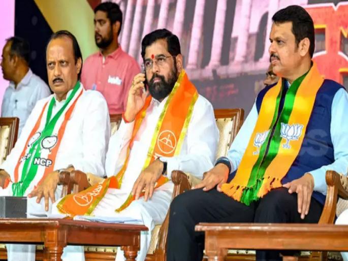 Eknath Shinde, Ajit Pawa, Devendra Fadnavis meeting at Amit Shah's house at night; The formula for allotment of seats was decided in Delhi | अमित शाहांच्या घरी रात्री महायुतीची बैठक; दिल्लीत ठरला जागावाटपाचा फॉर्म्युला Eknath Shinde, Ajit Pawa, Devendra Fadnavis meeting at Amit Shah's house at night; The formula for allotment of seats was decided in Delhi | अमित शाहांच्या घरी रात्री महायुतीची बैठक; दिल्लीत ठरला जागावाटपाचा फॉर्म्युला