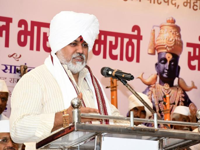 All India Marathi Saint Sahitya Sammelan will be given ten lakh for the next five years, Industries Minister Uday Samant announced | अखिल भारतीय मराठी संत साहित्य संमेलनासाठी पुढील पाच वर्षे दहा लाख देणार, उद्योगमंत्री सामंतांची घोषणा All India Marathi Saint Sahitya Sammelan will be given ten lakh for the next five years, Industries Minister Uday Samant announced | अखिल भारतीय मराठी संत साहित्य संमेलनासाठी पुढील पाच वर्षे दहा लाख देणार, उद्योगमंत्री सामंतांची घोषणा