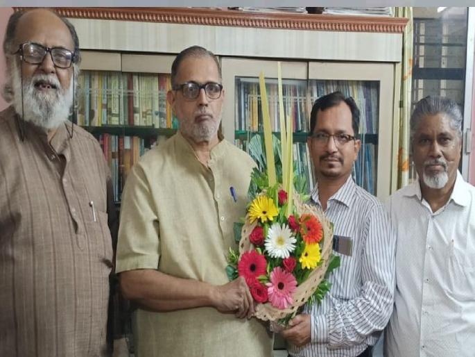 Kishore Bedkihal as President of Dakshina Maharashtra Sahitya Sammelan | दक्षिण महाराष्ट्र साहित्य संमेलनाच्या अध्यक्षपदी किशोर बेडकिहाळ Kishore Bedkihal as President of Dakshina Maharashtra Sahitya Sammelan | दक्षिण महाराष्ट्र साहित्य संमेलनाच्या अध्यक्षपदी किशोर बेडकिहाळ