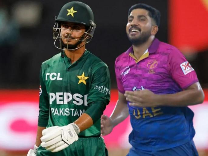 Pakistan vs United Arab Emirates 10th Match Saim Ayub Bags His Third Consecutive Duck In The Asia Cup 2025 Junaid Siddique | PAK vs UAE : सईम अयूबच्या 'अब्रूचं खोबरं'! आशिया कप स्पर्धेत शून्यावर बाद होण्याची लाजिरवाणी हॅटट्रिक