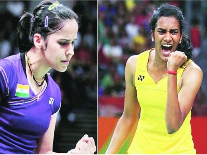 Commonwealth Games 2018: PV Sindhu vs Saina Nehwal in cwg badminton womens singles final for the gold medal tomorrow | Commonwealth Games 2018 : सायना नेहवाल आणि पीव्ही सिंधू यांच्यात फायनल लढत, भारताचं सुवर्ण-रौप्य निश्चित