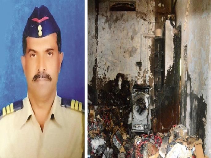 Police constable rescues family by passing through poisoning smoke | पोलीस कॉन्स्टेबलने विषारी धुरातून रांगत जाऊन कुटुंबाला वाचविले Police constable rescues family by passing through poisoning smoke | पोलीस कॉन्स्टेबलने विषारी धुरातून रांगत जाऊन कुटुंबाला वाचविले