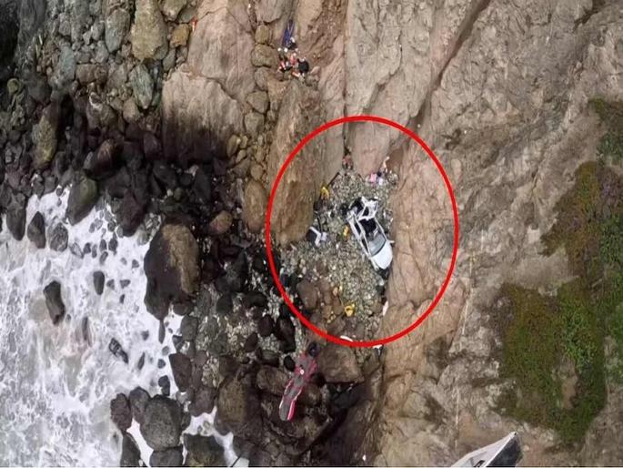 Indian-American man charged in California cliff crash that injured his wife, 2 kids | धक्कादायक! पत्नी अन् २ लहान मुलांसह खतरनाक दरीत ढकलली नवऱ्यानं कार, त्यानंतर... Indian-American man charged in California cliff crash that injured his wife, 2 kids | धक्कादायक! पत्नी अन् २ लहान मुलांसह खतरनाक दरीत ढकलली नवऱ्यानं कार, त्यानंतर...
