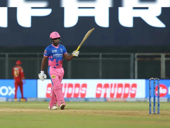 IPL 2021: RR vs PBKS T20 Live: SSamson is caught off the final ball of the game and Punjab Kings win by four runs | IPL 2021 : RR vs PBKS T20 Live : संजू सॅमसन एकटा भिडला, पंजाब किंग्सला पुरून उरला; पण, RRनं थोडक्यात सामना गमावला!