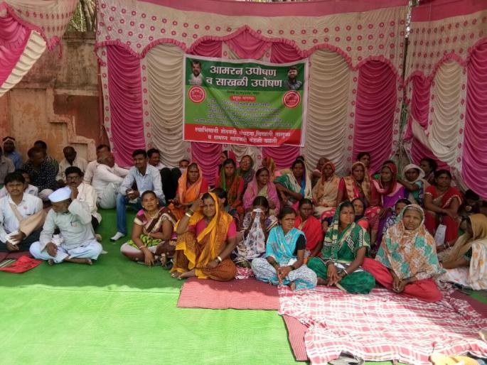 Work of Mahajal Yojana stop; villagers on fast agitation | महाजल योजनेचे काम रखडले ; वळती ग्रामस्थांसह स्वाभिमानी शेतकरी संघटनेचे उपोषण Work of Mahajal Yojana stop; villagers on fast agitation | महाजल योजनेचे काम रखडले ; वळती ग्रामस्थांसह स्वाभिमानी शेतकरी संघटनेचे उपोषण