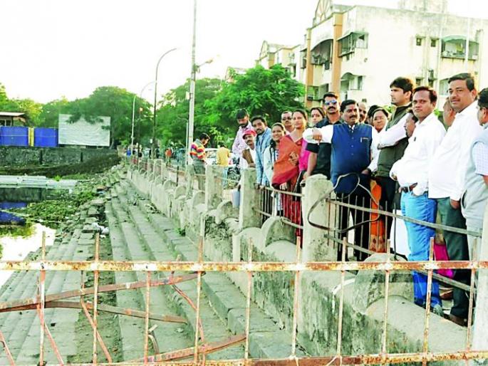 Work of cleaning of Sakkardara lake of Nagpur priority | नागपूरच्या  सक्करदरा तलाव स्वच्छतेचे काम प्राधान्याने पूर्ण करा 