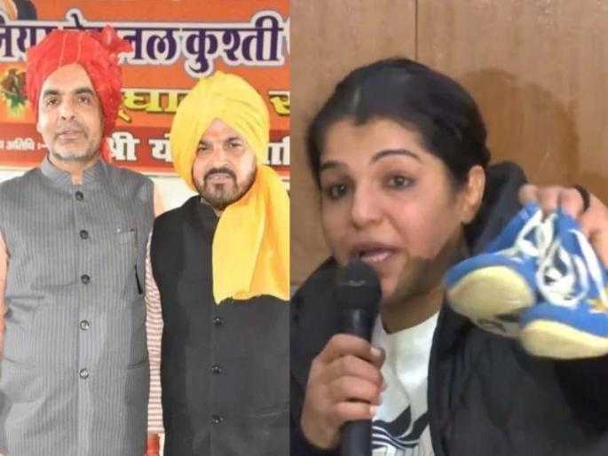Sakshi Malik threatens to quit wrestling if Brijbhushan-aide becomes WFI president | 'निवडणुकीत ब्रिजभूषणसारखाच जिंकला, मी निवृत्ती घेतेय', साक्षी मलिकची घोषणा, अश्रू अनावर!