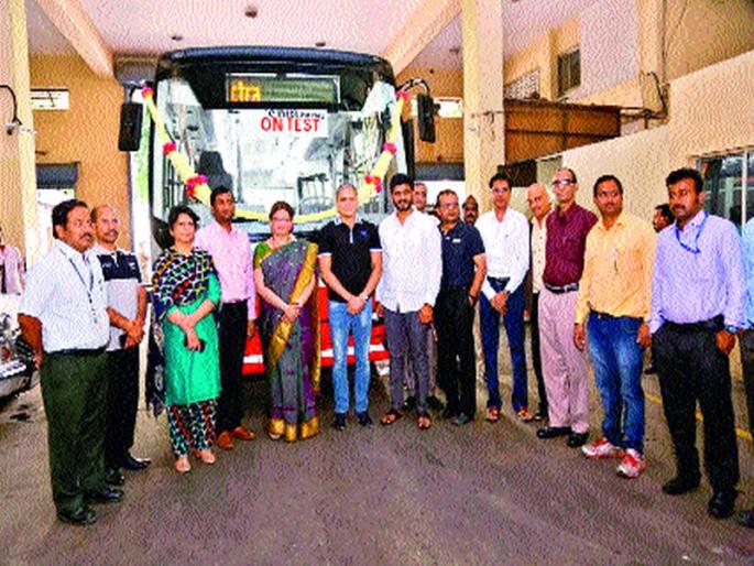 Successful test of 'Electric Bus' | ‘इलेक्ट्रिक बस’ची यशस्वी चाचणी Successful test of 'Electric Bus' | ‘इलेक्ट्रिक बस’ची यशस्वी चाचणी