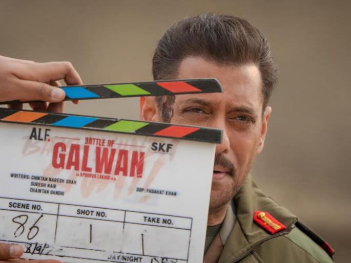 Salman Khan look from Battle of Galwan revealed photo viral | कपाळावर रक्त अन् नजरेत देशभक्ती; सलमान खानचा 'बॅटल ऑफ गलवान' सिनेमातील लूक समोर Salman Khan look from Battle of Galwan revealed photo viral | कपाळावर रक्त अन् नजरेत देशभक्ती; सलमान खानचा 'बॅटल ऑफ गलवान' सिनेमातील लूक समोर
