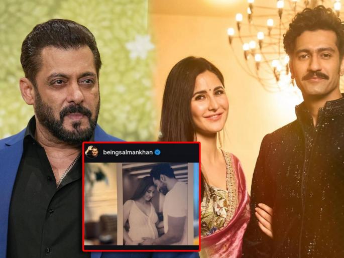 did salman khan congratulate vicky kaushal and katrina kaif after they announced pregnancy | कतरिना-विकीने गुडन्यूज दिल्यानंतर सलमानने दिल्या शुभेच्छा? फोटो होतोय व्हायरल