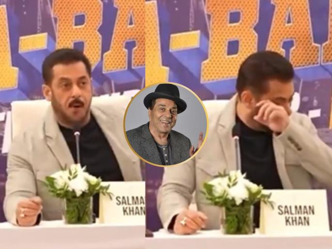 salman khan talk about Dharmendra health in dabangg tour qatar dubai | धर्मेंद्र यांची प्रकृती आता कशी? सलमान खान झाला भावुक, म्हणाला-"मला आशा आहे की..."