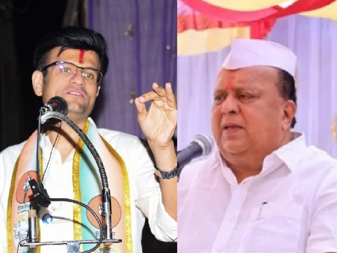 Corruption proved by escaping through the back door, Samarjit Ghatge criticizes Hasan Mushrif | मागच्या दाराने पळून गेल्याने भ्रष्टाचार सिद्ध, समरजित घाटगे यांची हसन मुश्रीफ यांच्यावर टीका  Corruption proved by escaping through the back door, Samarjit Ghatge criticizes Hasan Mushrif | मागच्या दाराने पळून गेल्याने भ्रष्टाचार सिद्ध, समरजित घाटगे यांची हसन मुश्रीफ यांच्यावर टीका