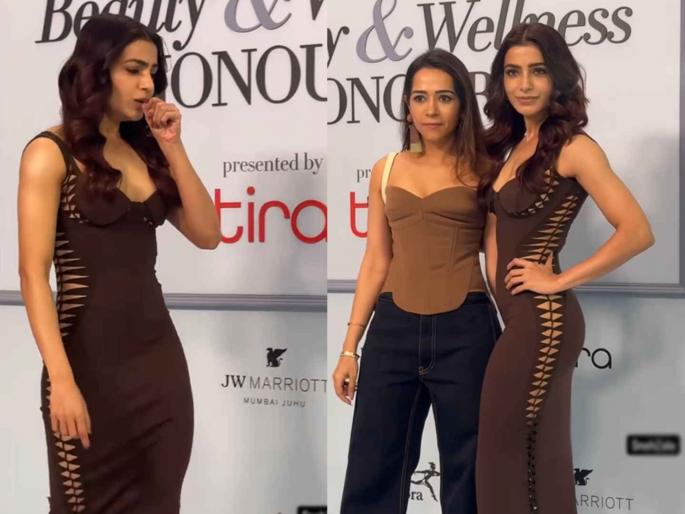 Samantha Ruth Prabhu attended an event in a cut piece dress netizens trolled the actress after seeing her face | कटपीस ड्रेसमध्ये समंथा रुथ प्रभूची इव्हेंटमध्ये हजेरी, अभिनेत्रीचा चेहरा पाहून नेटकऱ्यांनी केलं ट्रोल Samantha Ruth Prabhu attended an event in a cut piece dress netizens trolled the actress after seeing her face | कटपीस ड्रेसमध्ये समंथा रुथ प्रभूची इव्हेंटमध्ये हजेरी, अभिनेत्रीचा चेहरा पाहून नेटकऱ्यांनी केलं ट्रोल