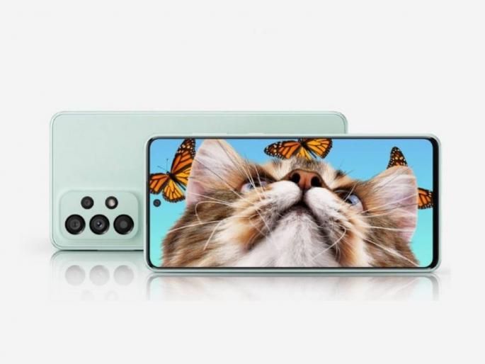 Samsung Galaxy A73 5G Launched In India With 108mp Camera And 5000mAh Battery  | 108MP कॅमेरा असलेला सॅमसंगचा सर्वात स्वस्त स्मार्टफोन भारतात लाँच, शाओमी-रियलमीची करणार सुट्टी  Samsung Galaxy A73 5G Launched In India With 108mp Camera And 5000mAh Battery  | 108MP कॅमेरा असलेला सॅमसंगचा सर्वात स्वस्त स्मार्टफोन भारतात लाँच, शाओमी-रियलमीची करणार सुट्टी