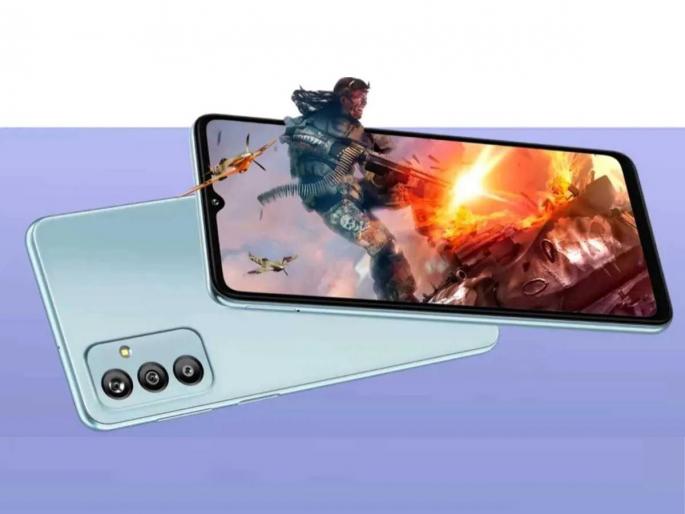 Samsung Galaxy F23 5G Price In India First Sale Tomorrow On Flipkart Discounts And Offers Available With 555 Rupees EMI  | फक्त 555 रुपयांमध्ये तुमचा होईल शानदार 5G स्मार्टफोन; जाणून घ्या Samsung Galaxy F23 ची वैशिष्ट्ये  Samsung Galaxy F23 5G Price In India First Sale Tomorrow On Flipkart Discounts And Offers Available With 555 Rupees EMI  | फक्त 555 रुपयांमध्ये तुमचा होईल शानदार 5G स्मार्टफोन; जाणून घ्या Samsung Galaxy F23 ची वैशिष्ट्ये