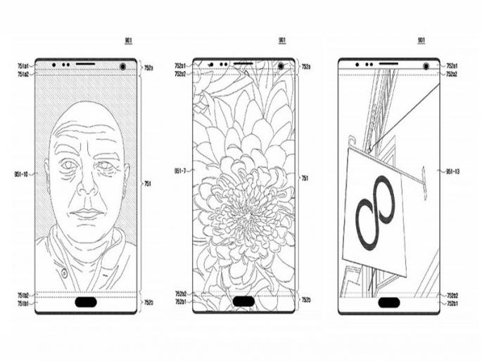 Future Samsung smartphones could feature selfie camera under the display, patent suggests | स्मार्टफोनच्या डिस्प्लेखाली असेल सेल्फी कॅमेरा Future Samsung smartphones could feature selfie camera under the display, patent suggests | स्मार्टफोनच्या डिस्प्लेखाली असेल सेल्फी कॅमेरा