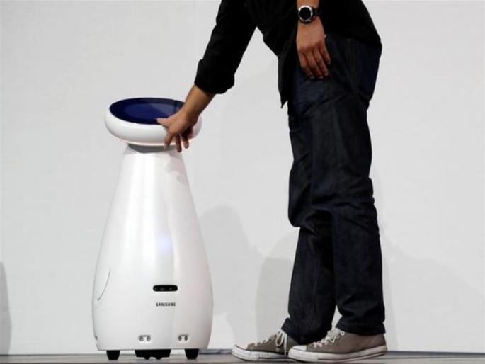 CES 2019 :Samsung shows off robots for health care and retail stores | CES 2019 : सॅमसंगचा नवा आविष्कार; 'रोबो' आपलं आरोग्य सांभाळणार! CES 2019 :Samsung shows off robots for health care and retail stores | CES 2019 : सॅमसंगचा नवा आविष्कार; 'रोबो' आपलं आरोग्य सांभाळणार!