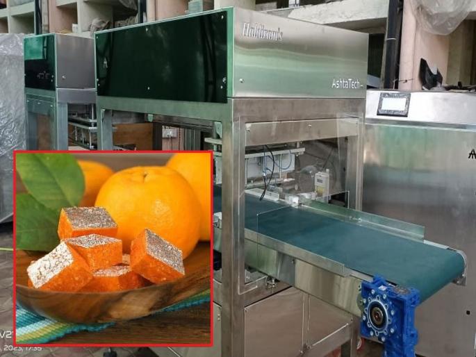 Sweet cutting machine made by students; Startups at the Incubation Center of the University | विद्यार्थ्यांनी बनविली मिठाई कटिंग मशीन; विद्यापीठाच्या इन्क्युबेशन सेंटरमधील स्टार्टअप