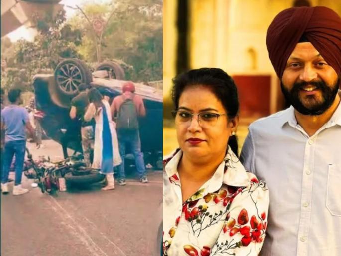 delhi bmw accident fir revelations navjot singh | "माझ्या पतीचा श्वास सुरू होता, मी ओरडते होते, प्लीज आम्हाला..."; पत्नीने फोडला टाहो delhi bmw accident fir revelations navjot singh | "माझ्या पतीचा श्वास सुरू होता, मी ओरडते होते, प्लीज आम्हाला..."; पत्नीने फोडला टाहो