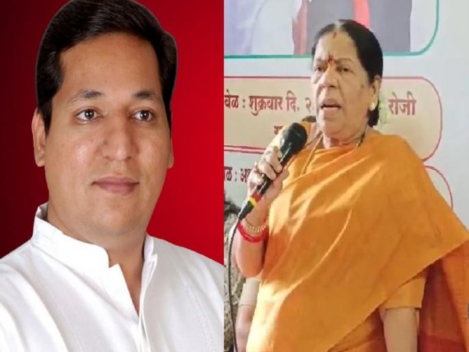 "I have lost your father, if anyone touches my voice...", Manda Mhatre's attack on Sandeep Naik | "तुमच्या बापाला हरवलंय, माझ्या नादाला कुणी लागलं तर...", मंदा म्हात्रेंचा संदीप नाईकांवर हल्लाबोल "I have lost your father, if anyone touches my voice...", Manda Mhatre's attack on Sandeep Naik | "तुमच्या बापाला हरवलंय, माझ्या नादाला कुणी लागलं तर...", मंदा म्हात्रेंचा संदीप नाईकांवर हल्लाबोल