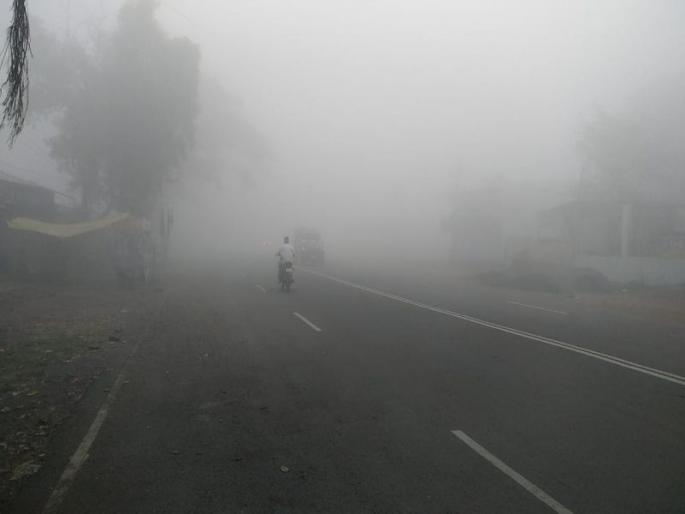 Weather of Sangli : fog in Sangli | सांगलीवर दाट धुक्याची चादर Weather of Sangli : fog in Sangli | सांगलीवर दाट धुक्याची चादर