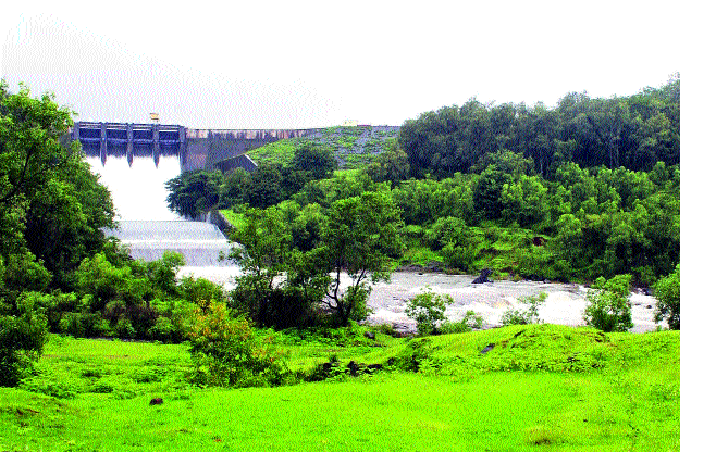 Four curved doors of the Chandoli Dam opened | चांदोली धरणाचे चारही वक्राकार दरवाजे उघडले