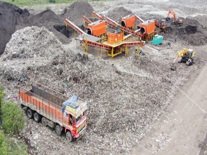 composting from waste; Garbage dumping is stopped in Sangli | कचऱ्यापासून खतनिर्मिती; सांगलीत कचऱ्याचे डंपिंग होतेय बंद, डेपोतून गायब होतोय दुर्गंध composting from waste; Garbage dumping is stopped in Sangli | कचऱ्यापासून खतनिर्मिती; सांगलीत कचऱ्याचे डंपिंग होतेय बंद, डेपोतून गायब होतोय दुर्गंध