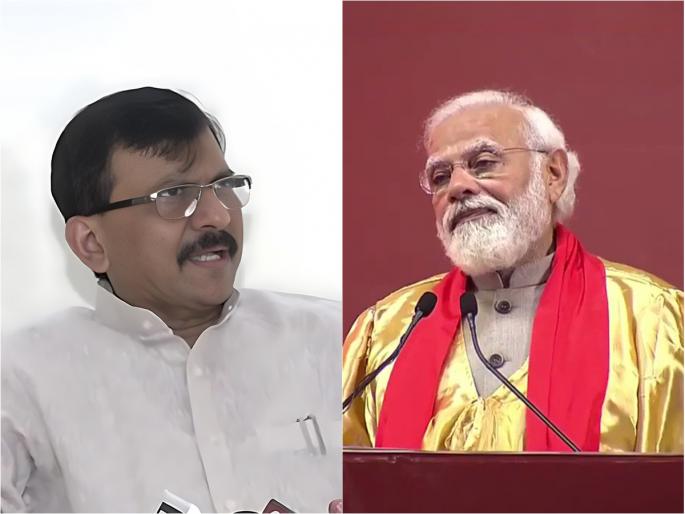 sanjay raut replied pm modi offer to merge party with ajit pawar ncp and eknath shinde shiv sena to sharad pawar and uddhav thackeray | “नरेंद्र मोदी लटकता आत्मा, आमचे पवित्र आत्मे त्यांच्यासोबत जाणार नाही”; संजय राऊतांचा पलटवार sanjay raut replied pm modi offer to merge party with ajit pawar ncp and eknath shinde shiv sena to sharad pawar and uddhav thackeray | “नरेंद्र मोदी लटकता आत्मा, आमचे पवित्र आत्मे त्यांच्यासोबत जाणार नाही”; संजय राऊतांचा पलटवार