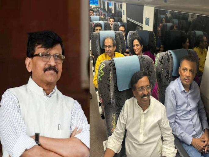 thackeray group sanjay raut replied bjp over criticism on uddhav thackeray vande bharat train travelling | “रेल्वे ब्रिटिशांनी निर्माण केली अन् काँग्रेसने वाढवली, भाजपाची संपत्ती नाही”: संजय राऊत thackeray group sanjay raut replied bjp over criticism on uddhav thackeray vande bharat train travelling | “रेल्वे ब्रिटिशांनी निर्माण केली अन् काँग्रेसने वाढवली, भाजपाची संपत्ती नाही”: संजय राऊत